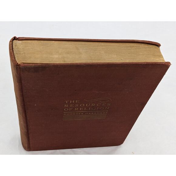 The Resources Of Religion By Georgia Harkness Methodist Theologian Vintage 1936 - Picture 16 of 16